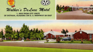 Walkers deluxe motel, Dothan, Alabama, USA