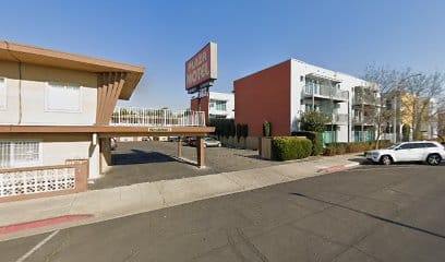 Plaza Motel, Fresno, California, USA