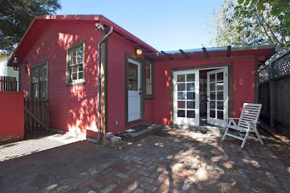Red Curtis Cottage in Berkeley, Berkeley, California, USA