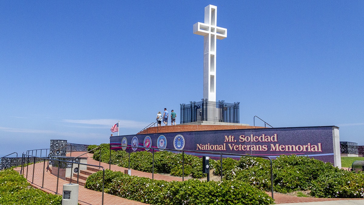 Mt. Soledad National Veterans Memorial San Diego California