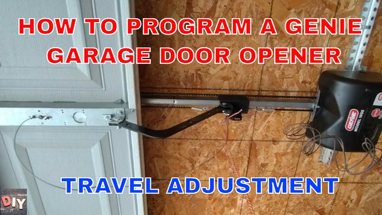 StepbyStep Guide How to Set Travel Limits on Your Genie Garage Door